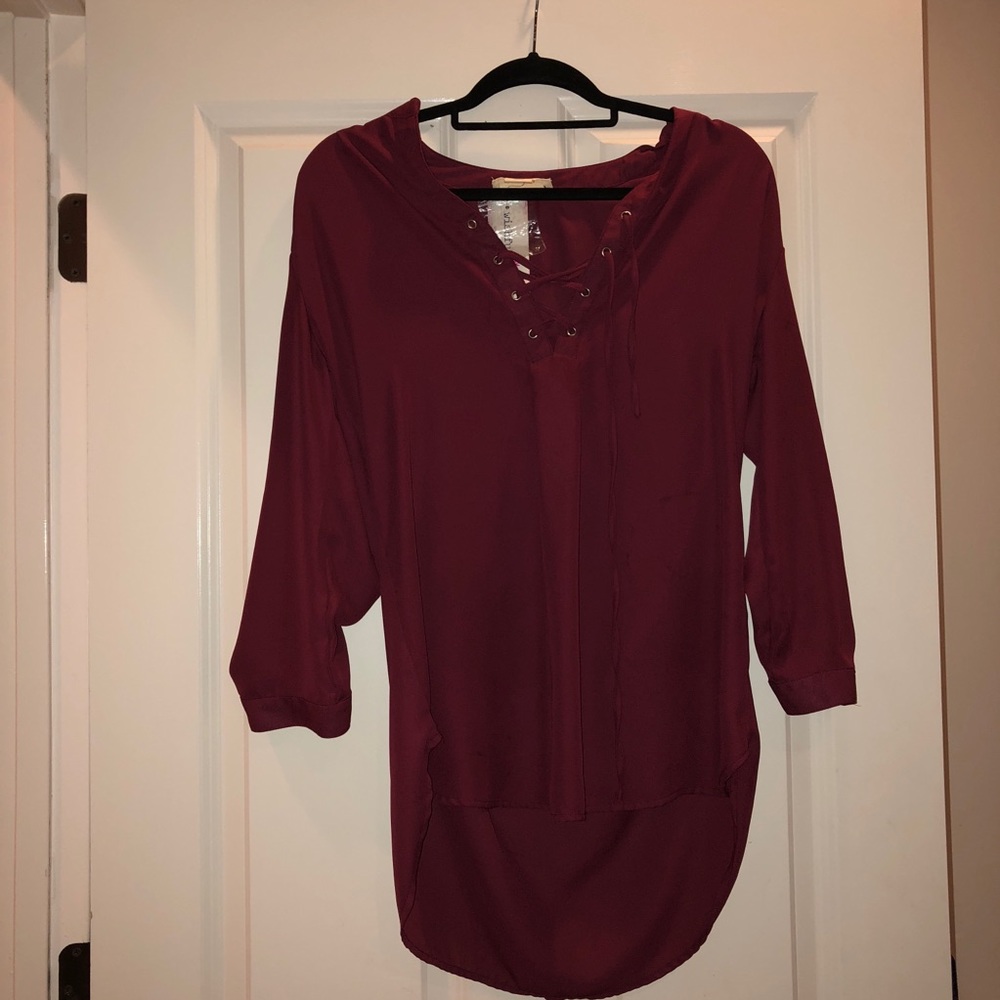 Maroon Top